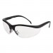 MCR CRWKD110BX Klondike Safety Glasses, Matte Black Frame, Clear Lens, 12/Box