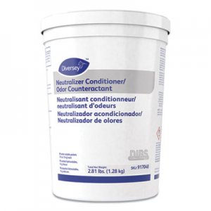 Diversey DVO917048 Floor Conditioner/Odor Counteractant, Powder, 1/2oz Packet, 90/Tub, 2/Carton
