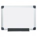 MasterVision BVCMA0207170 Value Lacquered Steel Magnetic Dry Erase Board, 18 x 24, White, Aluminum