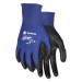 MCR CRWN9696S Ultra Tech Tactile Dexterity Work Gloves, Blue/Black, Small, 1 Dozen