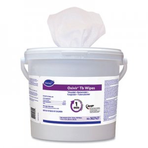 Diversey DVO5627427 Oxivir TB Disinfectant Wipes, 11 x 12, White, 160/Bucket, 4 Bucket/Carton