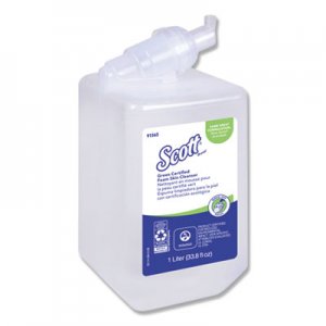 Scott KCC91565CT Essential Green Certified Foam Skin Cleanser, Neutral, 1,000 mL Bottle, 6/Carton