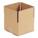 Genpak UFS12128 Fixed-Depth Shipping Boxes, Regular Slotted Container (RSC), 12" x 12" x 8", Brown Kraft, 25/Bundle