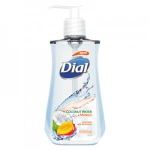 Dial 12158EA Liquid Hand Soap, 7 1/2 oz Pump Bottle, Coconut Water & Mango