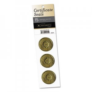 Southworth SOU99294 Certificate Seals, 1.75" dia., Gold, 3/Sheet, 5 Sheets/Pack