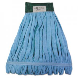 Boardwalk BWKMWTMBCT Microfiber Looped-End Wet Mop Heads, Medium, Blue, 12/Carton, 12/Carton