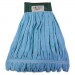 Boardwalk BWKMWTMBCT Microfiber Looped-End Wet Mop Heads, Medium, Blue, 12/Carton, 12/Carton