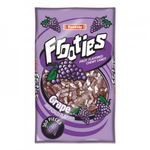 Tootsie Roll TOO7801 Frooties, Grape, 38.8oz Bag, 360 Pieces/Bag