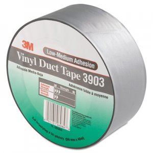 3M MMM05113106984 3903 Vinyl Duct Tape, 2" x 50 yds, Gray