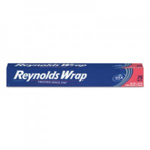 Reynolds Wrap RFPF28015CT Standard Aluminum Foil Roll, 12" x 75 ft, Silver, 35/Carton
