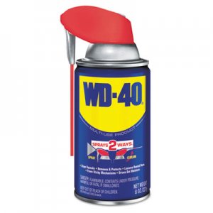 WD-40 WDF490026 Smart Straw Spray Lubricant, 8 oz Aerosol Can, 12/Carton
