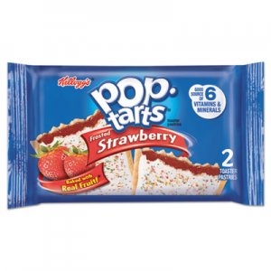 Kellogg's 31732 Pop Tarts, Frosted Strawberry, 3.67 oz, 2/Pack, 6 Packs/Box