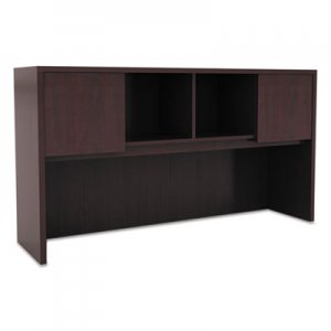 Alera ALEVA286015MY Valencia Series Hutch with Doors, 58 7/8w x 15d x 35 1/2h, Mahogany