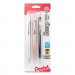 Pentel PENP207MBP3M Sharp Mechanical Pencil, 0.7 mm, HB (#2.5), Black Lead, Assorted Barrel Colors, 3/Pack