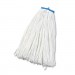 Boardwalk BWK724RCT Cut-End Lie-Flat Wet Mop Head, Rayon, 24oz, White, 12/Carton