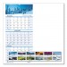 House of Doolittle HOD3636 Recycled Scenic Compact Three-Month Wall Calendar, 8 x 17, 2020-2022