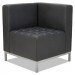 Alera ALEQB8016 QUB Series Corner Sectional, 26 3/8 x 26 3/8 x 30 1/2, Black