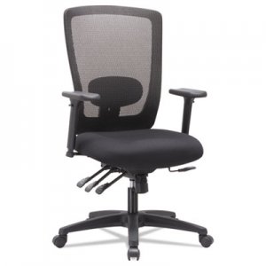 Alera ALENV41M14 Envy Series Mesh High-Back Multifunction Chair, Black