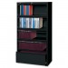 Lorell 43513 Receding Lateral File with Roll Out Shelves