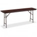 Lorell 60725 Mahogany Folding Banquet Table