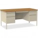 Lorell 60926 Fortress Series Double-Pedestal Desk