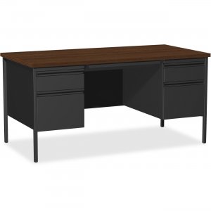 Lorell 60927 Fortress Series Double-Pedestal Desk