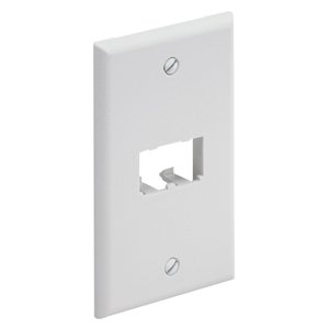 Panduit CFP2WH 2 Socket Mini-Com Classic Faceplate