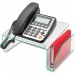 Lorell 80661 Transparent Green Edge Phone Stand