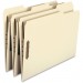 Smead 14600 Manila Heavy-Duty Fastener File Folders