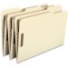 Smead 19600 Manila Heavy-Duty Fastener File Folders