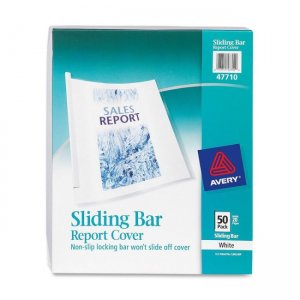 Avery FS11C50P Non-Slip Sliding Bar Report Cover