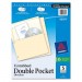 Avery 3075 Untabbed Double Pocket Divider