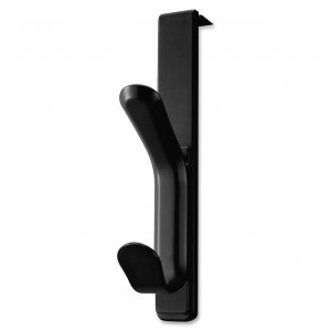 Lorell 80665 Over-the-panel Plastic Double Coat Hook