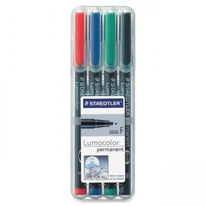 Staedtler 318 WP4 Lumocolor Permanent Pen 318