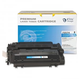 Elite Image 75574 Remanufactured High Yield Toner Cartridge Alternative For HP 55X (CE255X)