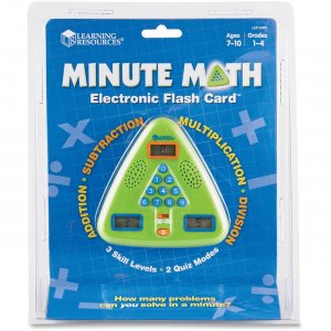 Learning Resources LER6965 Minute Math Electronic Flash Card