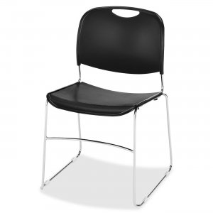 Lorell 42938 Lumbar Support Stacking Chair