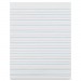 Zaner-Bloser ZP2413 Broken Midline Sulphite Paper