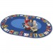 Carpets for Kids 2695 Reading By The Book Oval Area Rug