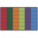 Carpets for Kids 4634 Color Rows 36-space Seating Rug