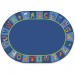 Carpets for Kids 5506 A to Z Animals Oval Area Rug