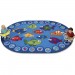 Carpets for Kids 6806 Fishing For Literacy Oval Rug