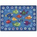 Carpets for Kids 6813 Fishing 4 Literacy Rectangle Rug