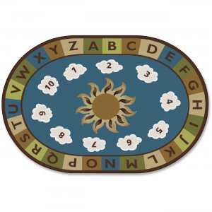 Carpets for Kids 94704 Sunny Day Learn/Play Oval Rug