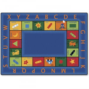 Carpets for Kids 9512 Bilingual Colorful Rectangle Rug
