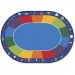 Carpets for Kids 9616 Fun With Phonics Oval Seating Rug