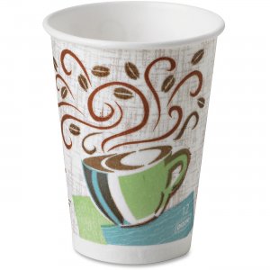 Dixie 5342CDSBPCT PerfecTouch Coffee Haze Hot Cups