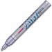 Uni-Ball 63614DZ Opaque Oil-Based Metallic Silver Marker