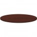 Lorell 62574 Round Invent Tabletop - Mahogany