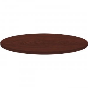 Lorell 62578 Round Invent Tabletop - Mahogany